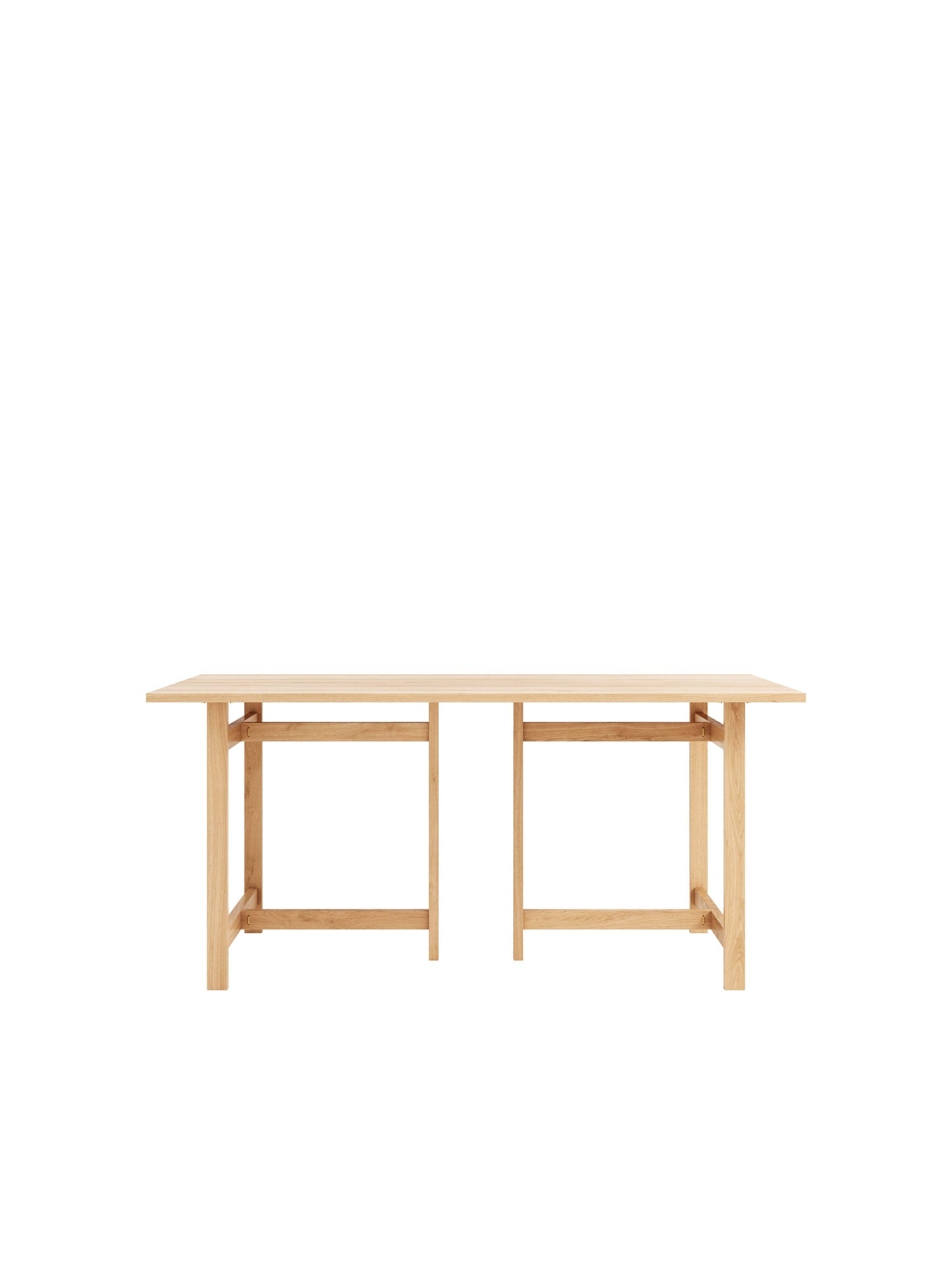 Moebe-Eettafel met T-vormig onderstel - eiken-Tafel-Liever Duurzaam