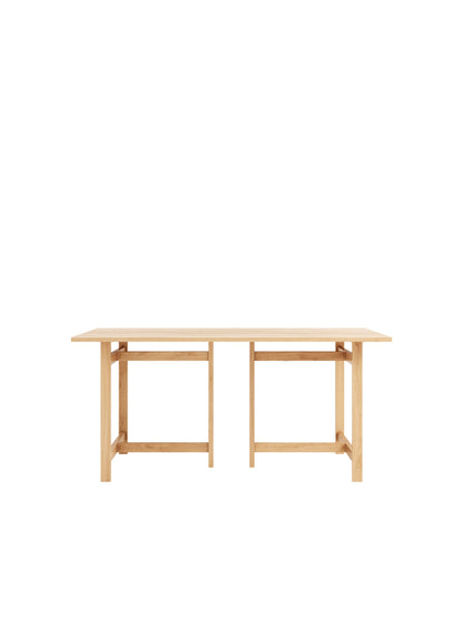 Moebe-Eettafel met T-vormig onderstel - eiken-Tafel-Liever Duurzaam