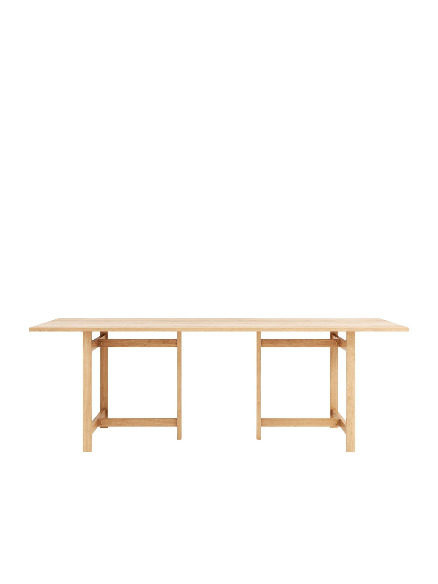 Moebe-Eettafel met T-vormig onderstel - eiken-Tafel-Liever Duurzaam