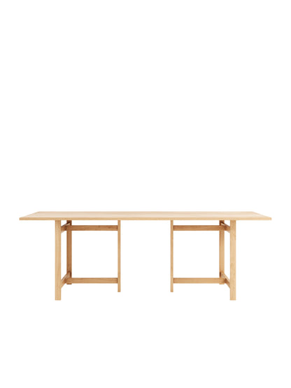 Moebe-Eettafel met T-vormig onderstel - eiken-Tafel-Liever Duurzaam