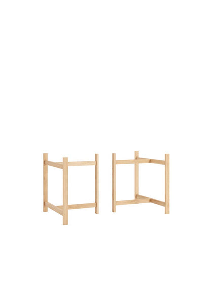 Moebe-Eettafel met T-vormig onderstel - eiken-Tafel-Liever Duurzaam
