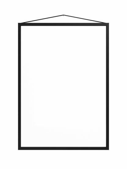 Moebe-Transparante wissellijst - A2-Aluminium-Zwart-Wissellijst-Liever Duurzaam