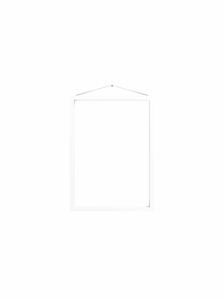 Moebe-Transparante wissellijst - A4-Aluminium-Wit-Wissellijst-Liever Duurzaam