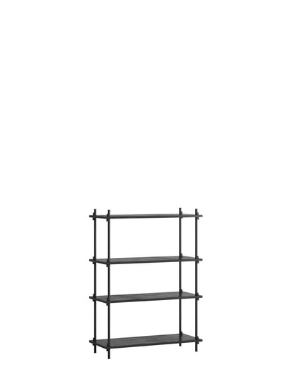 Moebe-Kast systeem - 115 x 85 x 35 cm - S.115.1.A-Zwart-Zwart-Kast-Liever Duurzaam