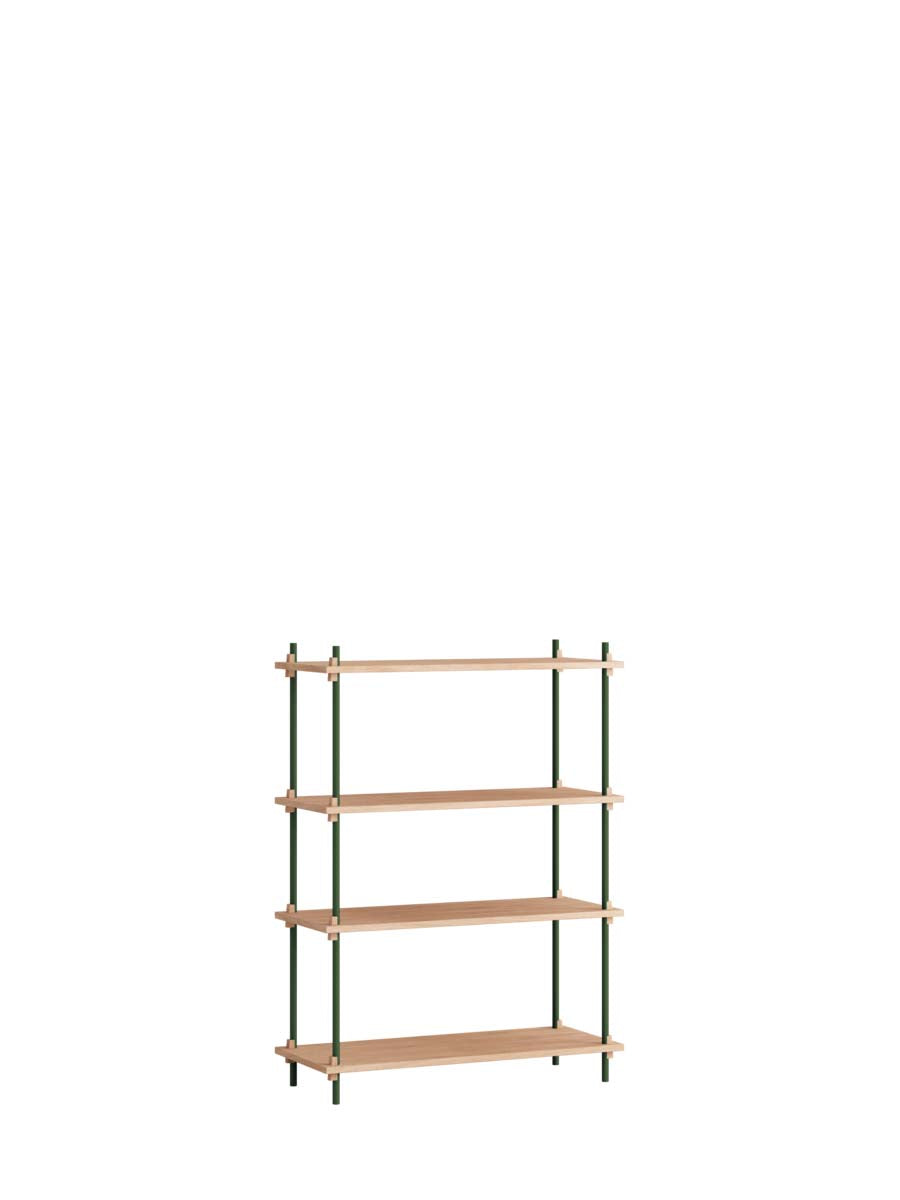 Moebe-Kast systeem - 115 x 85 x 35 cm - S.115.1.A-Dennen groen-Eiken-Kast-Liever Duurzaam