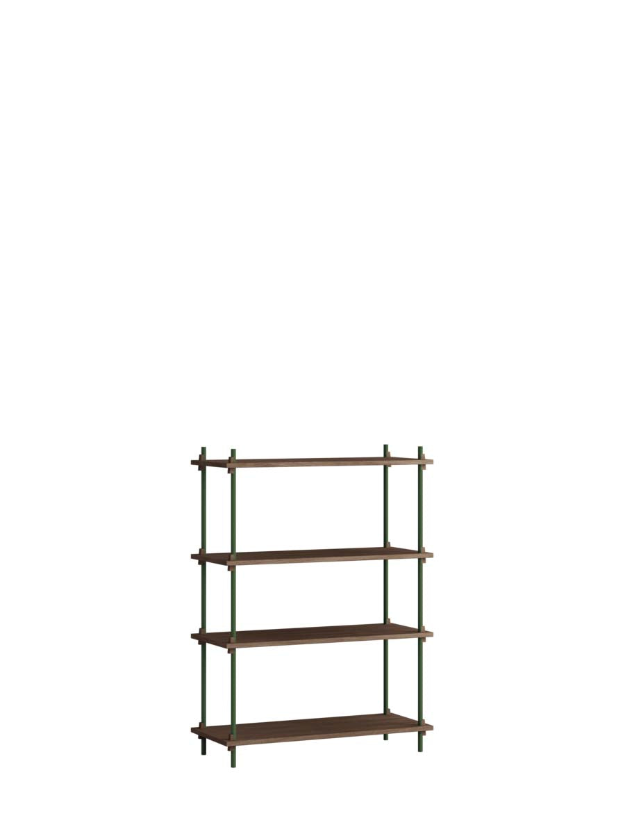 Moebe-Kast systeem - 115 x 85 x 35 cm - S.115.1.A-Dennen groen-Gerookt eiken-Kast-Liever Duurzaam