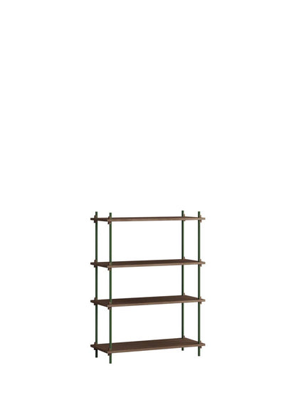 Moebe-Kast systeem - 115 x 85 x 35 cm - S.115.1.A-Dennen groen-Gerookt eiken-Kast-Liever Duurzaam