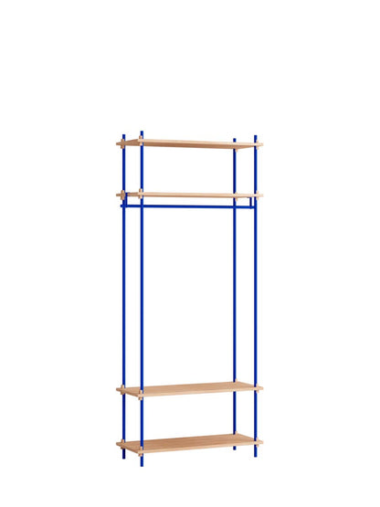 Moebe-Kast systeem - 200 x 85 x 35 cm - S.200.1.F-Diep blauw-Eiken-Kast-Liever Duurzaam