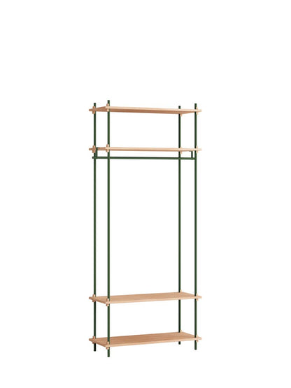 Moebe-Kast systeem - 200 x 85 x 35 cm - S.200.1.F-Dennen groen-Eiken-Kast-Liever Duurzaam