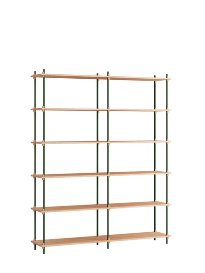 Moebe-Kast systeem - 200 x 163 x 35 cm - S.200.2.B-Dennen groen-Eiken-Kast-Liever Duurzaam