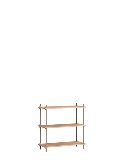 Moebe-Kast systeem - 85 x 85 x 35 cm - S.85.1.A-Warm grijs-Eiken-Kast-Liever Duurzaam