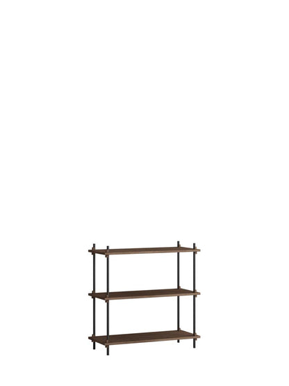 Moebe-Kast systeem - 85 x 85 x 35 cm - S.85.1.A-Zwart-Gerookt eiken-Kast-Liever Duurzaam