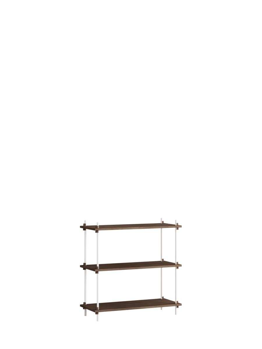 Moebe-Kast systeem - 85 x 85 x 35 cm - S.85.1.A-Wit-Gerookt eiken-Kast-Liever Duurzaam