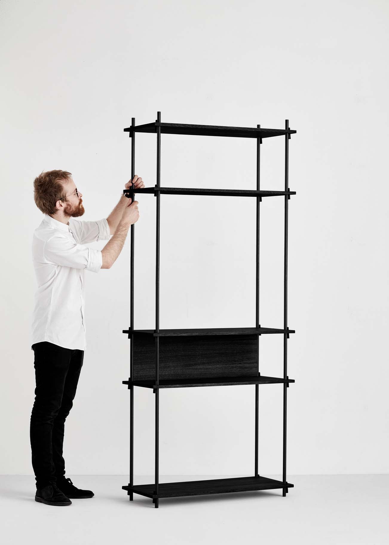 Moebe-Kast systeem - 200 x 85 x 35 cm - S.200.1.A-Kast-Liever Duurzaam