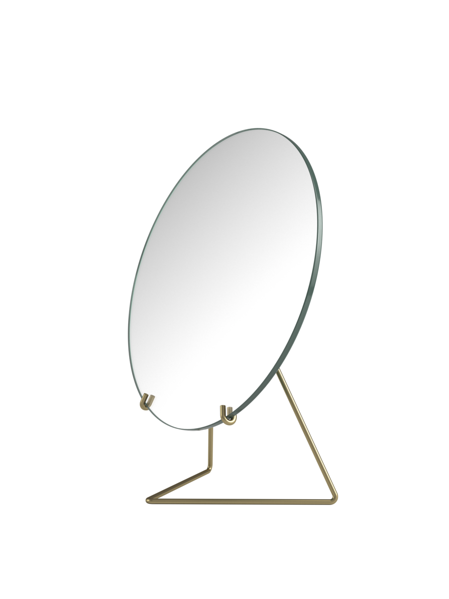 Moebe-Tafelspiegel - staand-20 cm-Messing-Tafelspiegel-Liever Duurzaam