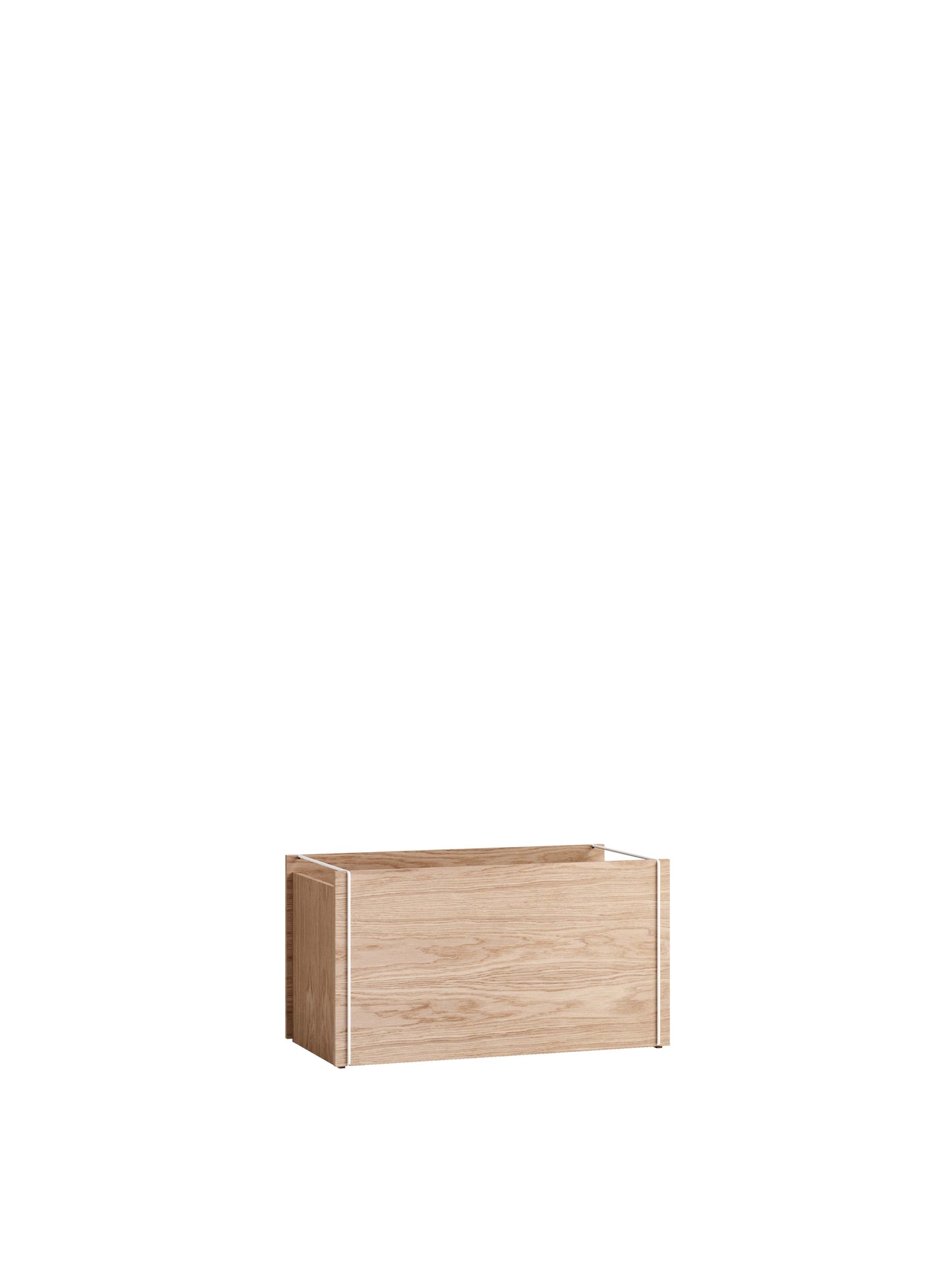 Moebe-Opbergkist-Eiken met witte frames-Opbergkist-Liever Duurzaam