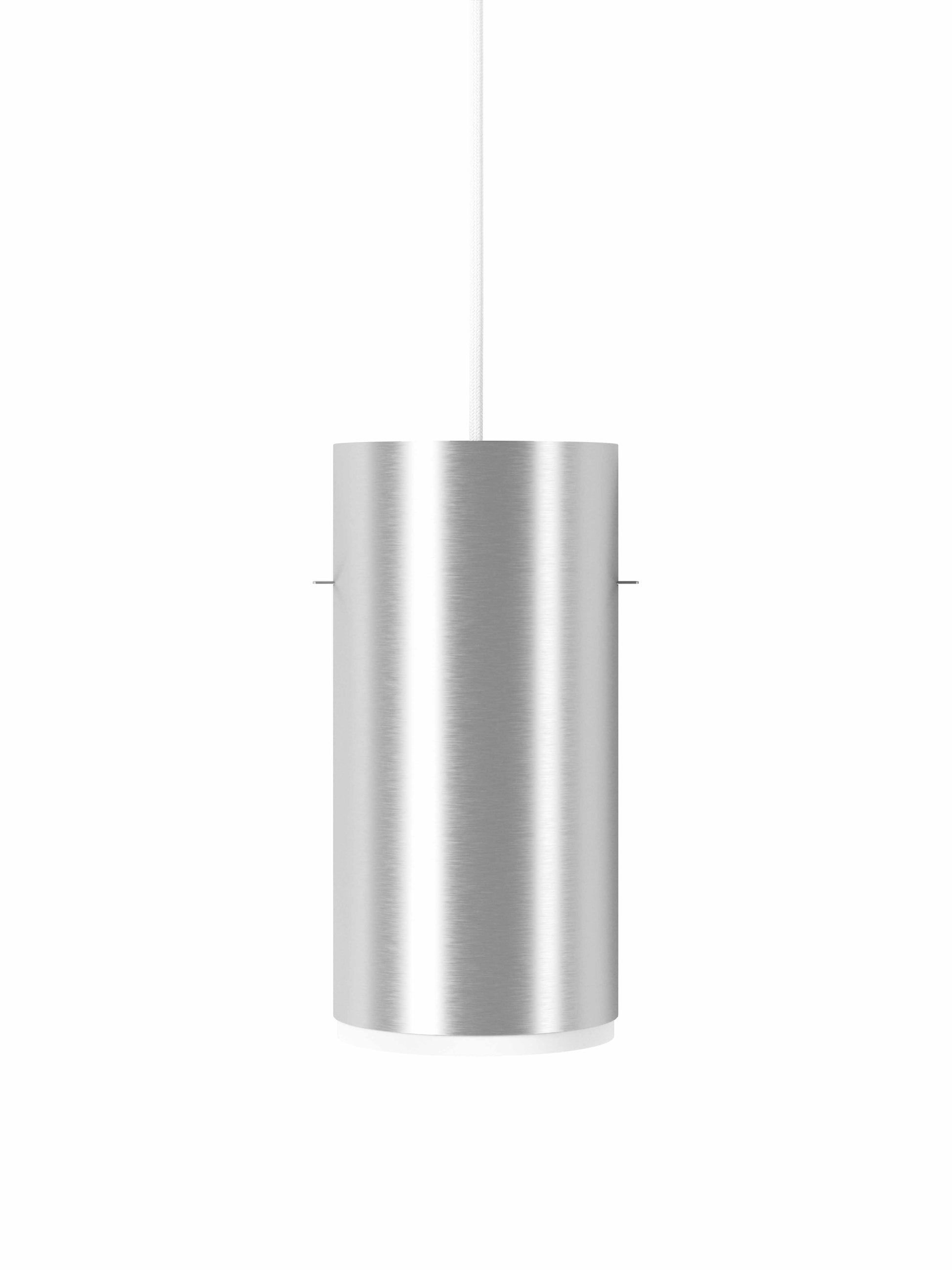 Moebe-Hanglamp Tube-Geborsteld aluminium-Groot-Hanglamp-Liever Duurzaam