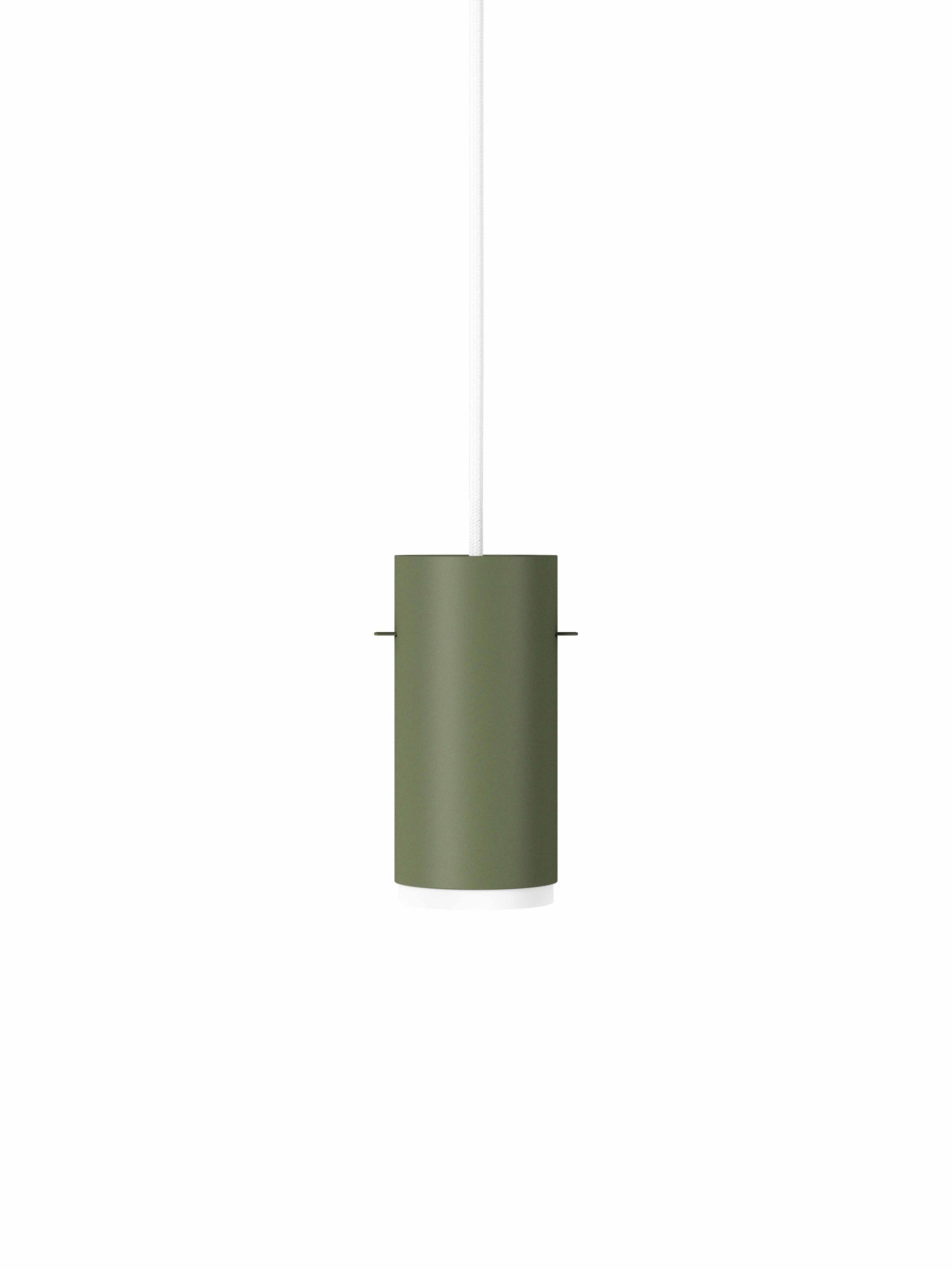 Moebe-Hanglamp Tube-Dennen groen-Klein-Hanglamp-Liever Duurzaam