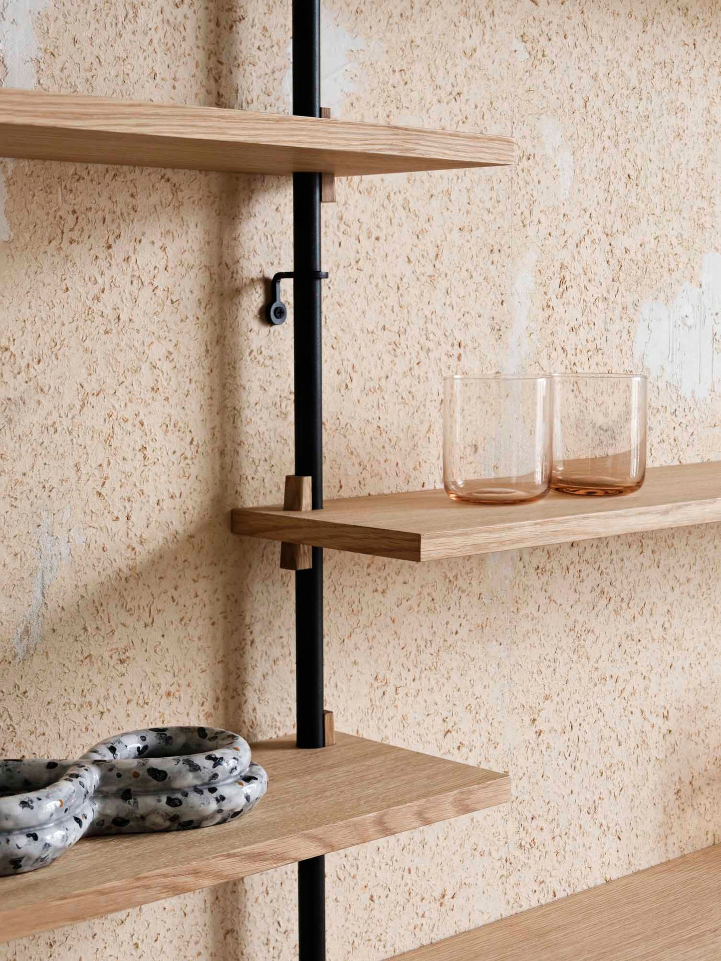 Moebe-Wandrek systeem - 85 x 162 x 17,5 cm - WS.85.2-Wandrek-Liever Duurzaam