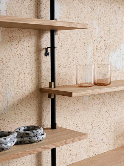 Moebe-Wandrek systeem - 85 x 162 x 17,5 cm - WS.85.2-Wandrek-Liever Duurzaam