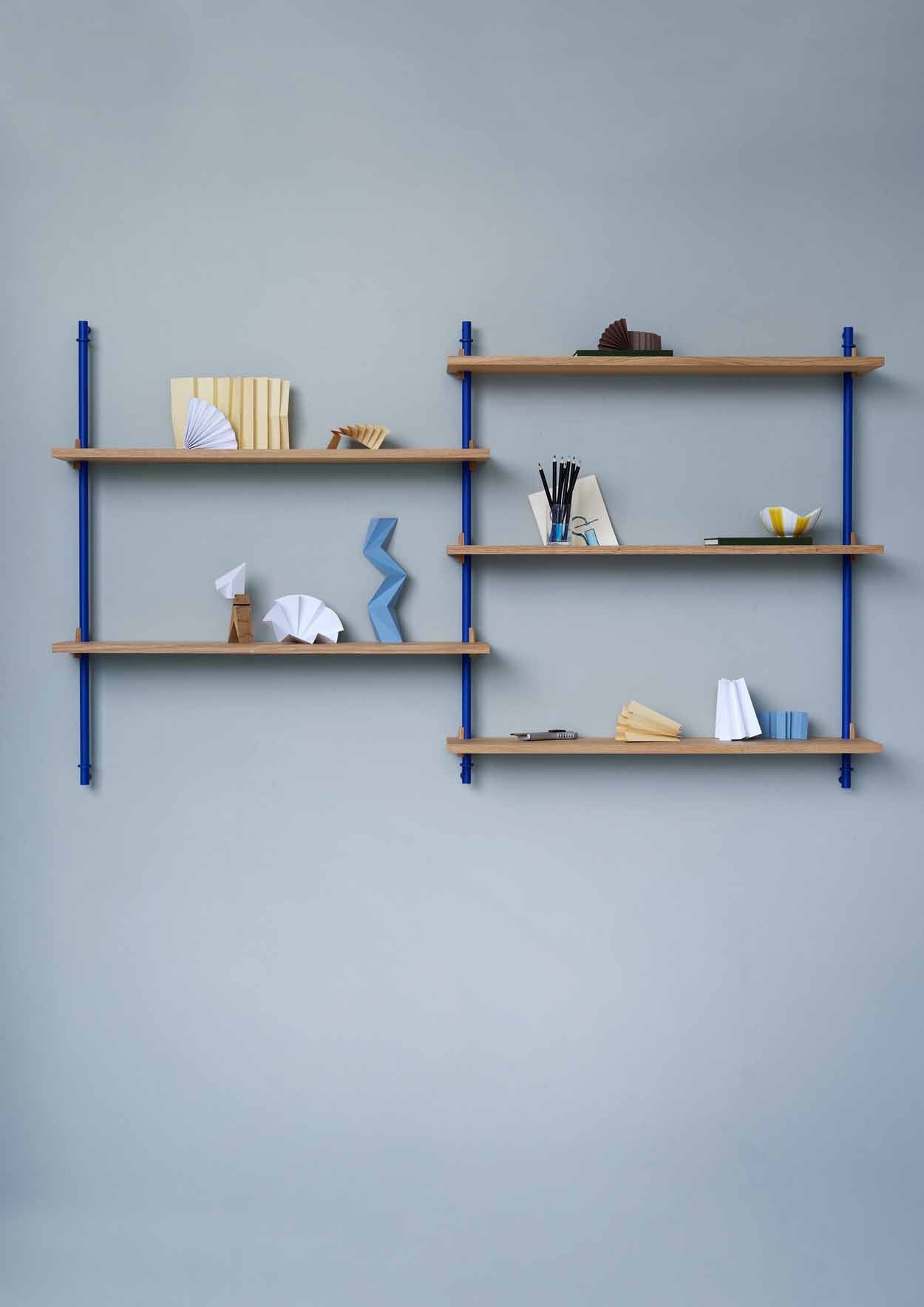 Moebe-Wandrek systeem - 65 x 162 x 17,5 cm - WS.65.2-Wandrek-Liever Duurzaam