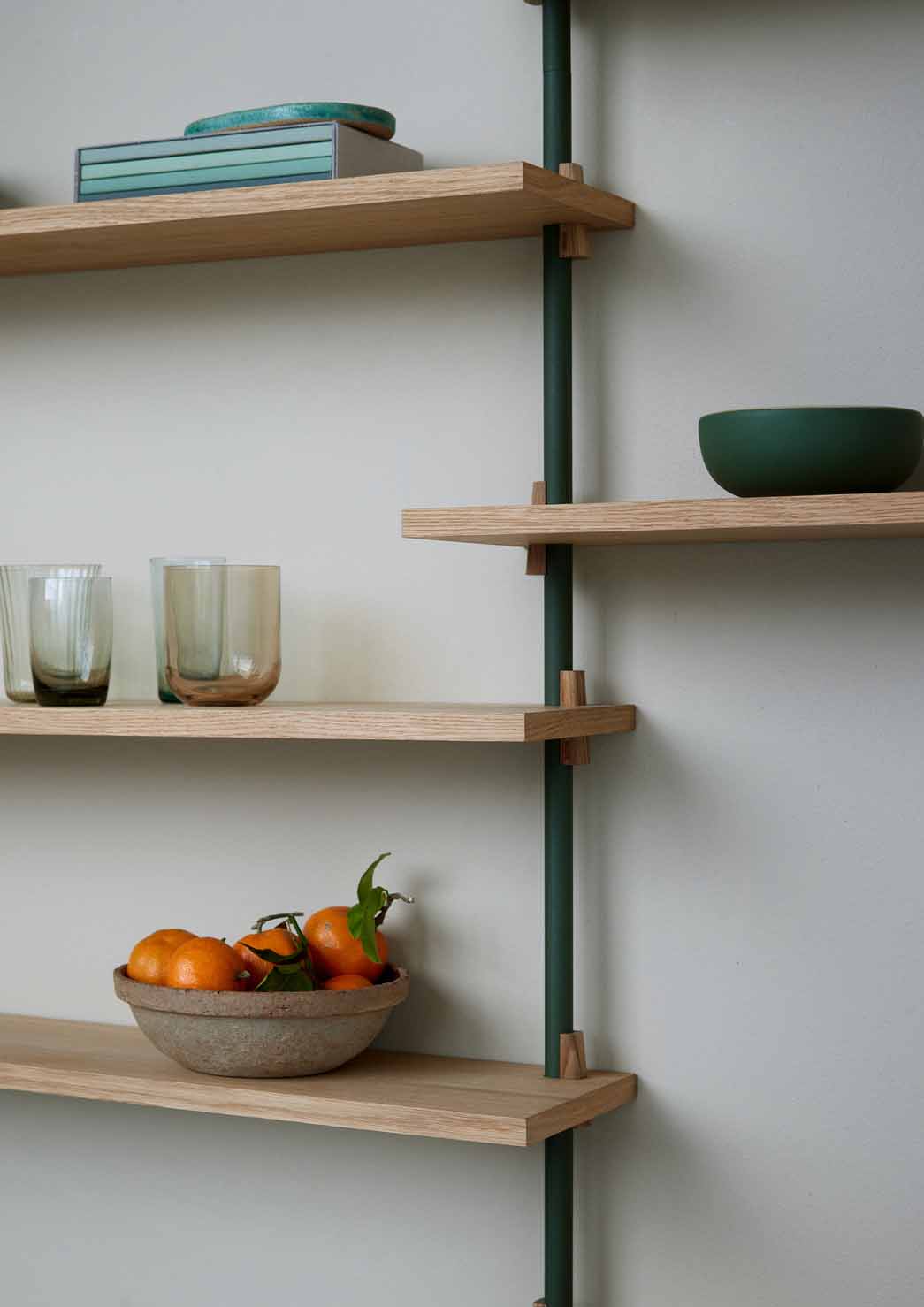 Moebe-Wandrek systeem - 65 x 162 x 17,5 cm - WS.65.2-Wandrek-Liever Duurzaam