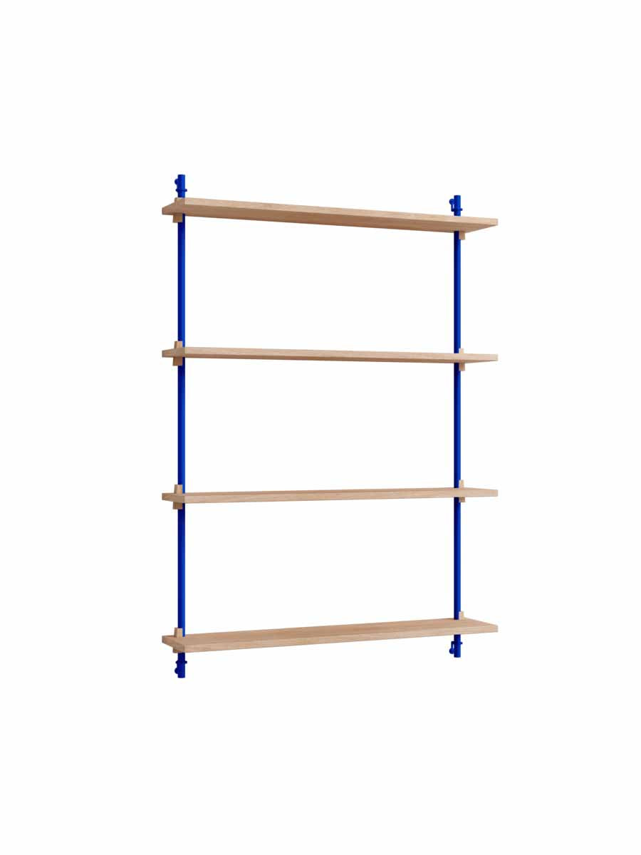Moebe-Wandrek systeem - 115 x 85 x 17,5 cm - WS.115.1-Diep blauw-Eiken-Wandrek-Liever Duurzaam