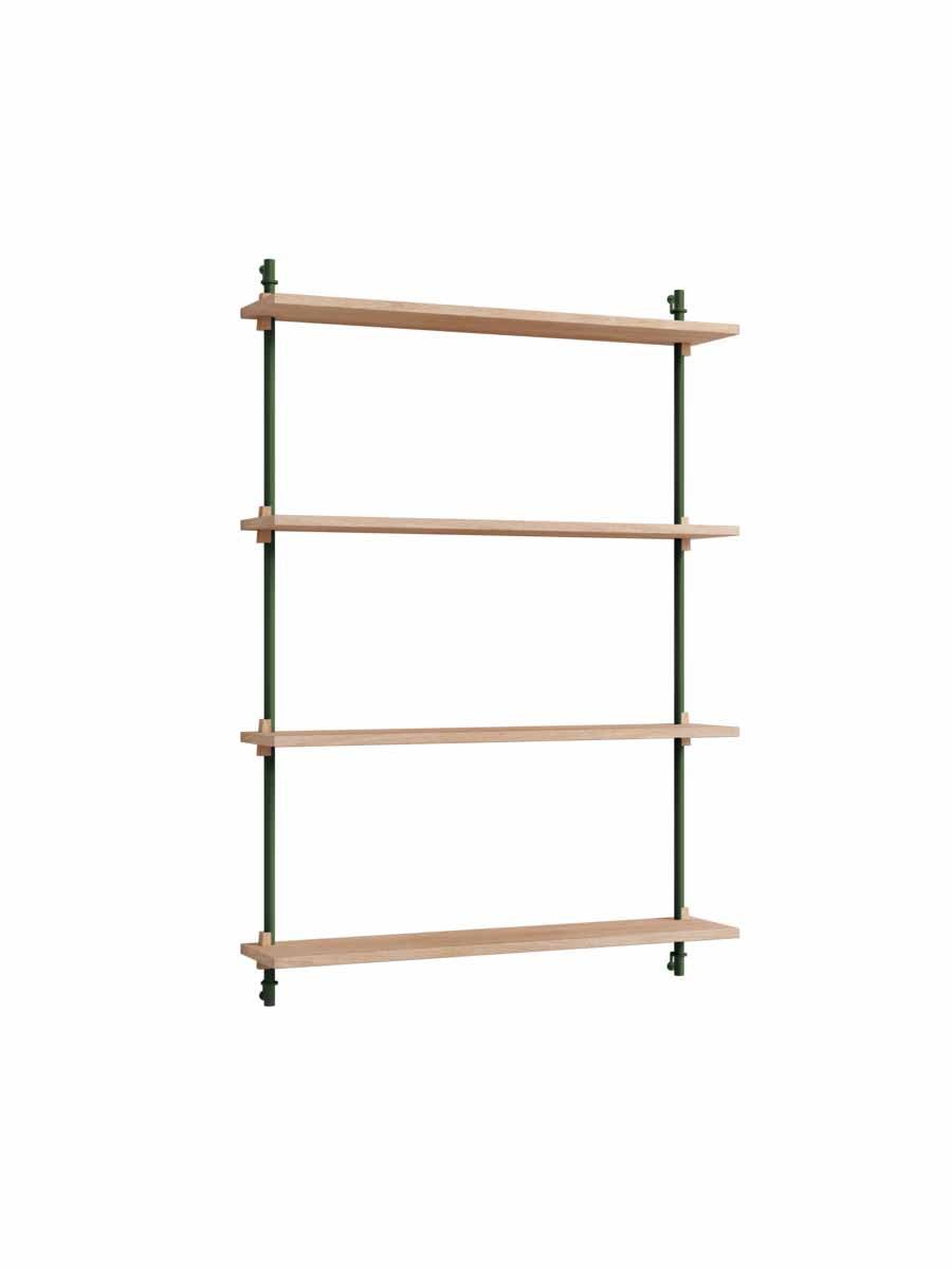 Moebe-Wandrek systeem - 115 x 85 x 17,5 cm - WS.115.1-Dennen groen-Eiken-Wandrek-Liever Duurzaam