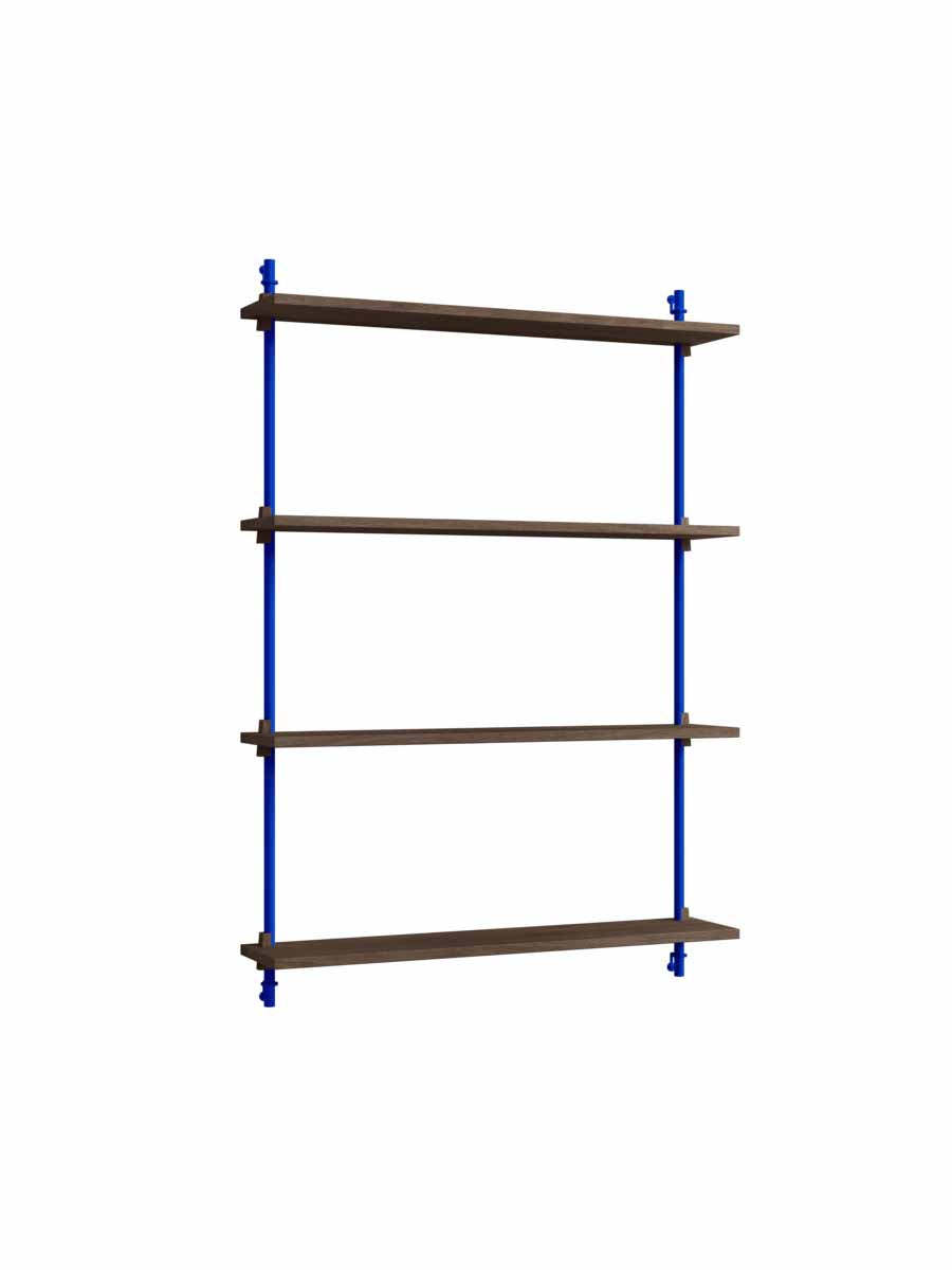 Moebe-Wandrek systeem - 115 x 85 x 17,5 cm - WS.115.1-Diep blauw-Gerookt eiken-Wandrek-Liever Duurzaam