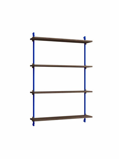 Moebe-Wandrek systeem - 115 x 85 x 17,5 cm - WS.115.1-Diep blauw-Gerookt eiken-Wandrek-Liever Duurzaam