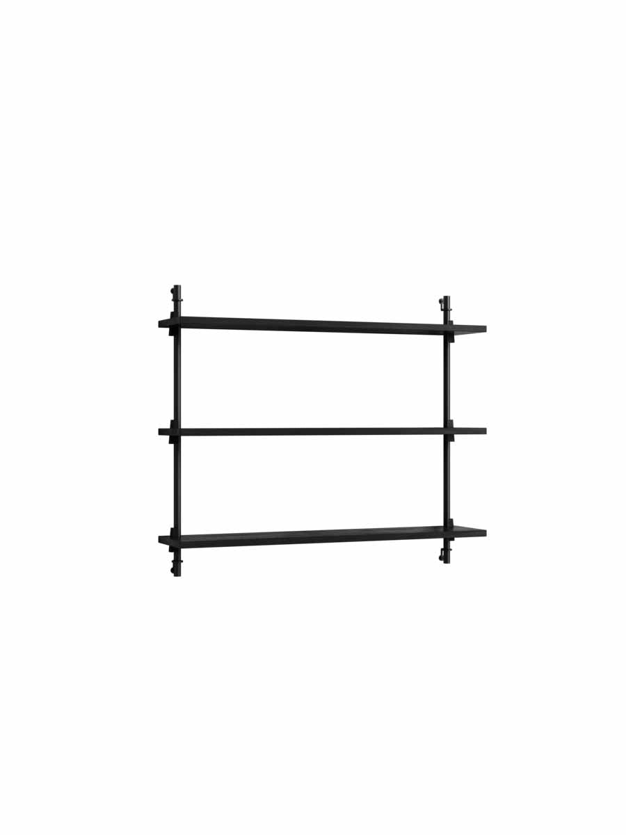 Moebe-Wandrek systeem - 65 x 85 x 17,5 cm - WS.65.1-Zwart-Zwart-Wandrek-Liever Duurzaam