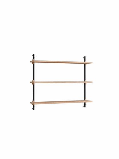 Moebe-Wandrek systeem - 65 x 85 x 17,5 cm - WS.65.1-Zwart-Eiken-Wandrek-Liever Duurzaam