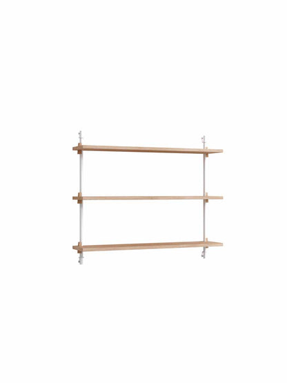 Moebe-Wandrek systeem - 65 x 85 x 17,5 cm - WS.65.1-Wit-Eiken-Wandrek-Liever Duurzaam
