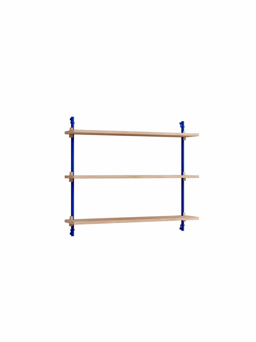 Moebe-Wandrek systeem - 65 x 85 x 17,5 cm - WS.65.1-Diep blauw-Eiken-Wandrek-Liever Duurzaam