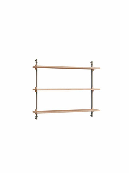Moebe-Wandrek systeem - 65 x 85 x 17,5 cm - WS.65.1-Warm grijs-Eiken-Wandrek-Liever Duurzaam