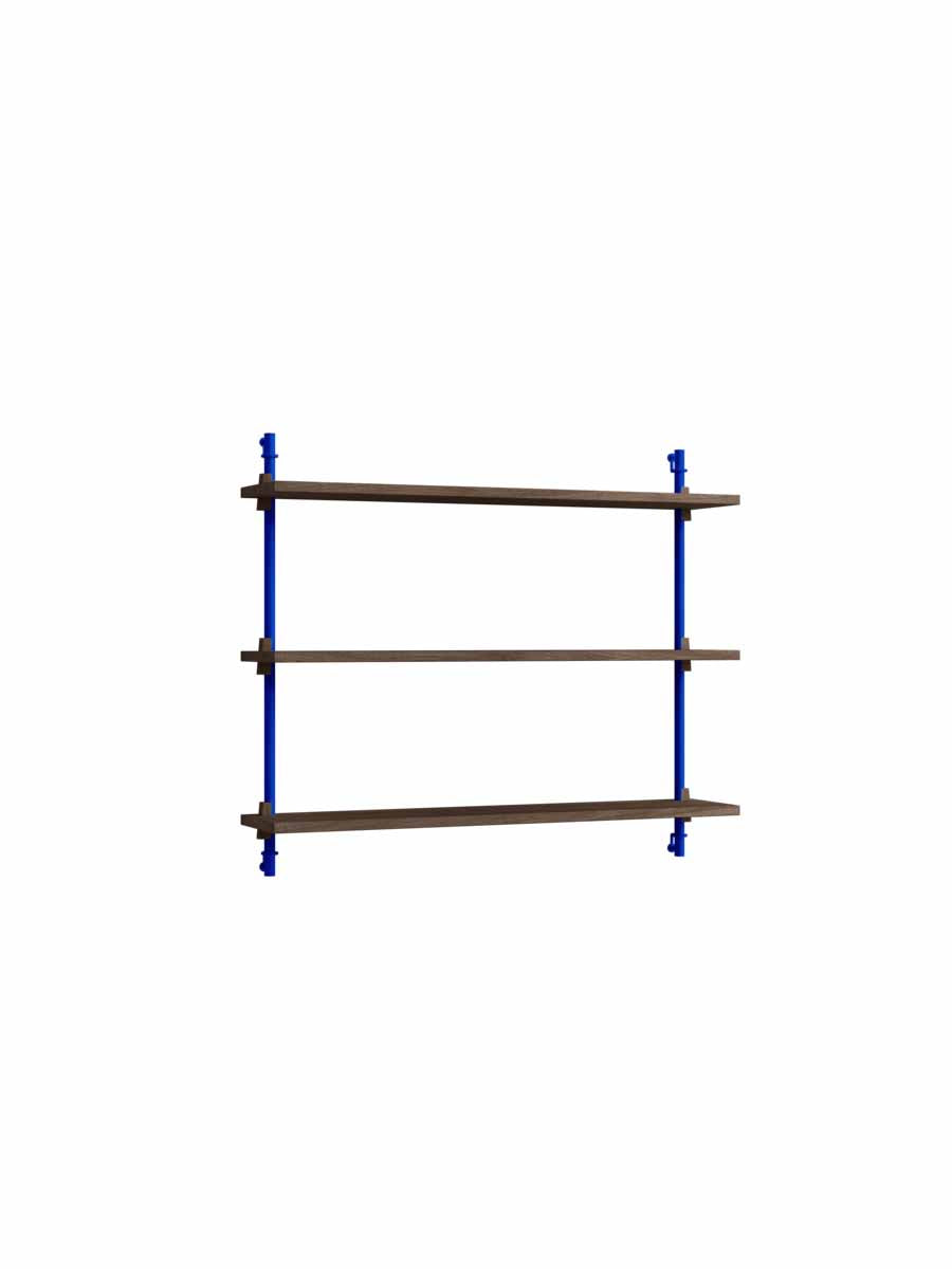 Moebe-Wandrek systeem - 65 x 85 x 17,5 cm - WS.65.1-Diep blauw-Gerookt eiken-Wandrek-Liever Duurzaam