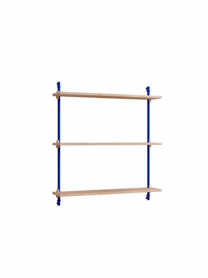 Moebe-Wandrek systeem - 85 x 85 x 17,5 cm - WS.85.1-Diep blauw-Eiken-Wandrek-Liever Duurzaam