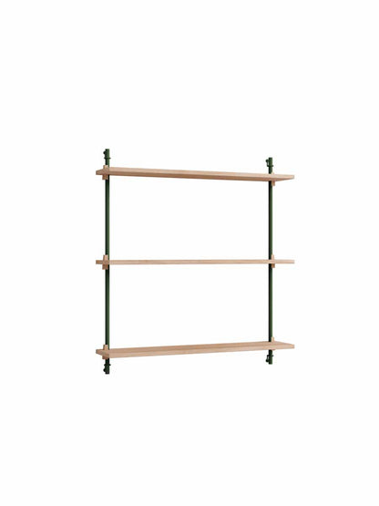 Moebe-Wandrek systeem - 85 x 85 x 17,5 cm - WS.85.1-Dennen groen-Eiken-Wandrek-Liever Duurzaam
