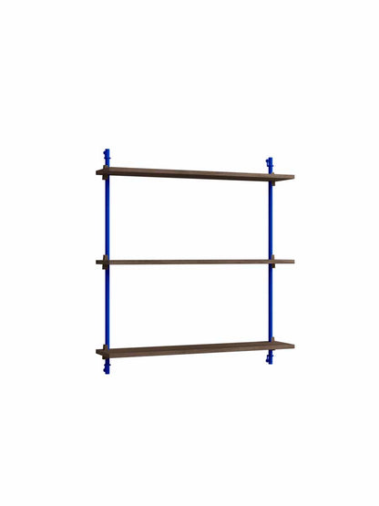 Moebe-Wandrek systeem - 85 x 85 x 17,5 cm - WS.85.1-Diep blauw-Gerookt eiken-Wandrek-Liever Duurzaam