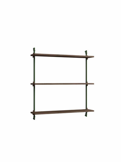 Moebe-Wandrek systeem - 85 x 85 x 17,5 cm - WS.85.1-Dennen groen-Gerookt eiken-Wandrek-Liever Duurzaam